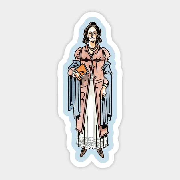 Mary Shelley Sticker by Chris_